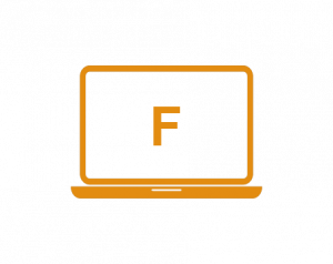 Icon F orange